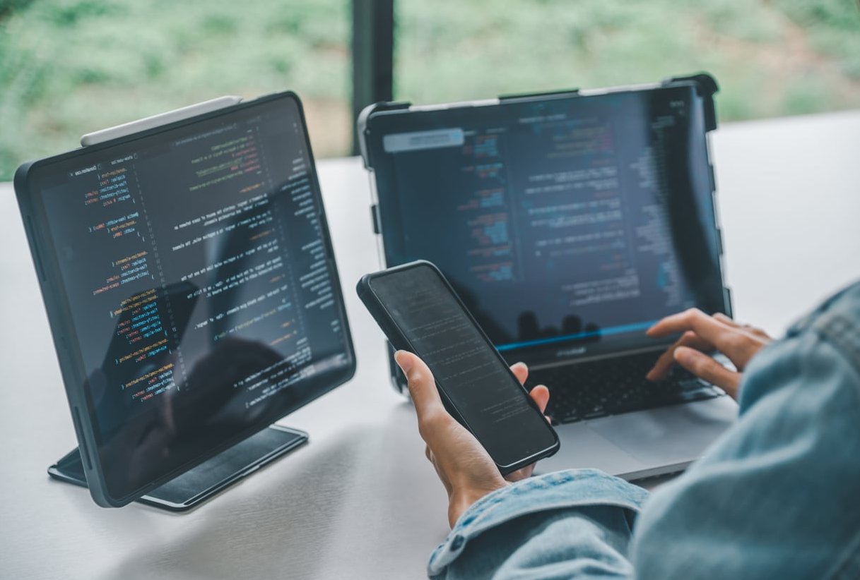 nodejs code laptop