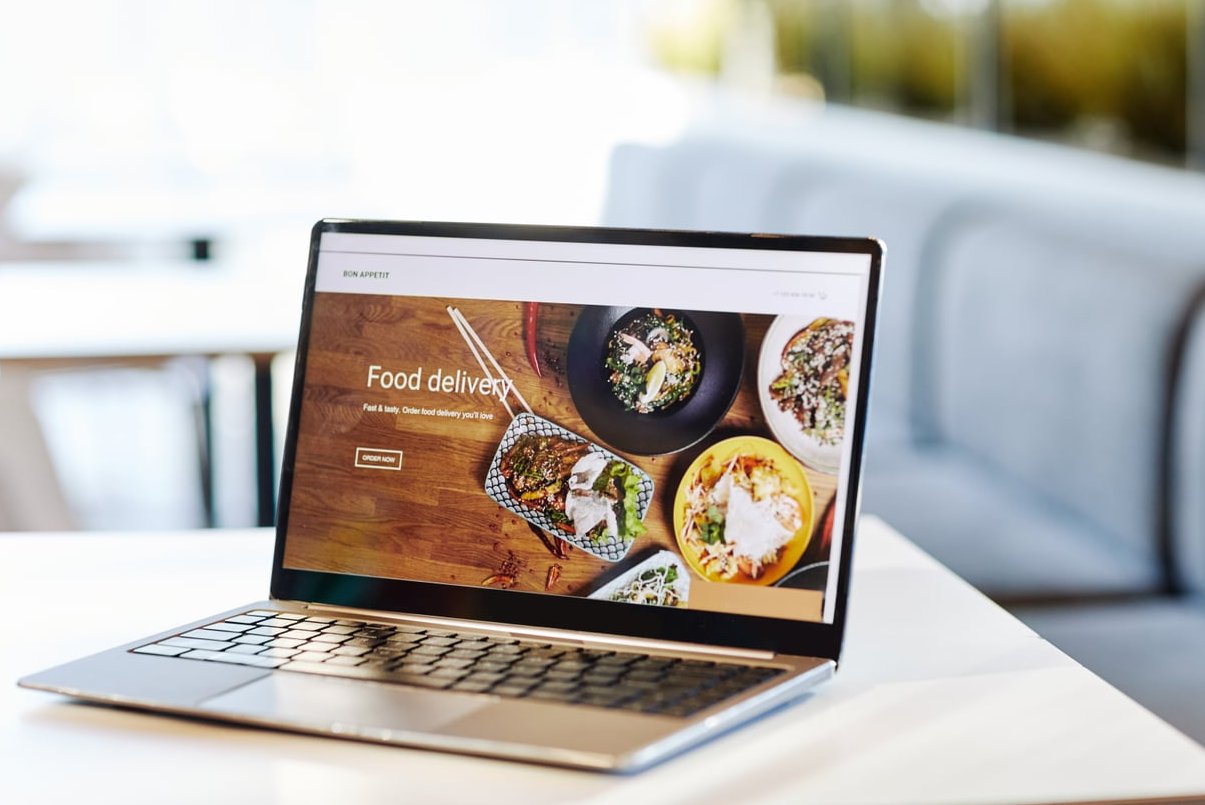 website dashboard laptop